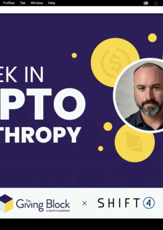This Week in Crypto Philanthropy